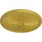 Ekena Millwork Leandros Ceiling Medallion (Fits Canopies up to 5"), 33 1/8"OD x 3 1/2"ID x 1 3/8"P, Rich Gold CM33LERGS - alternate 3